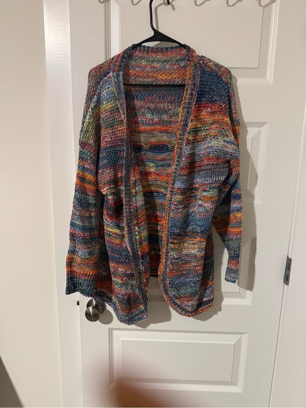 Multi-Color Open Front Women’s Cardigan Sweater